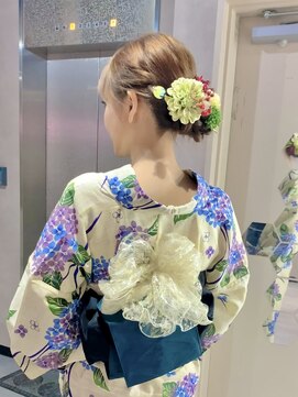 キッススワン(KISS SWAN) 【浴衣アップヘア】札幌美容室