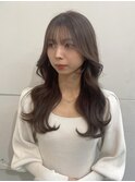 韓国風ロングレイヤー　顔まわりカット【横浜】