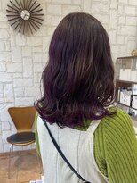 グリー ヘアプロデュース 千葉店(Gree hair produce) 似合わせカット×バイオレットピンク