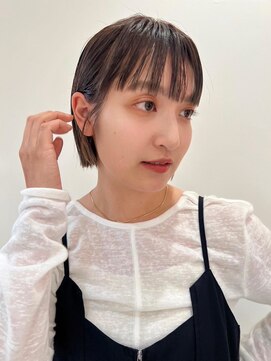 メルト 西梅田店(melt) #ショートボブ #ぷつっとボブ