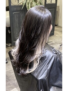 ラナヘアーサロン イワツカ(Lana hair salon IWATSUKA) ホワイトイヤリングカラー