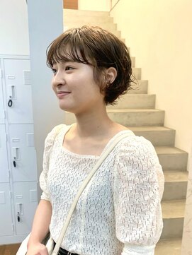 クリアーオブヘアー 一社店(clear OF HAIR) くしゃっと動くショートボブパーマ