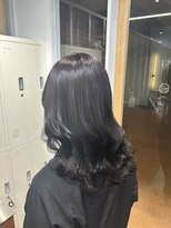 エトバイイオエ(et by ioe)&nbsp;黒髪/ボブルフ/ネビージュ/小顔/ワンレン/髪質改善/グレージュ