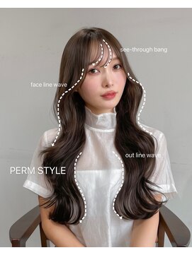 アンアミ キチジョウジ(Un ami Kichijoji) 韓国風パーマ/コテ巻き風パーマ/レイヤーカット/韓国ヘア