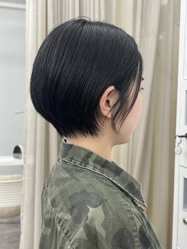 アルテヘアー(arte HAIR) 【arte HAIR】丸みショート/コンパクトショート/センターパート