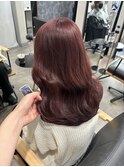 《Akari》ワインレッド