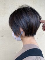 ピケ(pique)&nbsp;重たく見えない暗髪ショート/グレージュカラー/20代/30代/40代