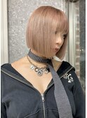 切りっぱなしボブ長めボブナチュラルボブ結べるボブ前下がりボブ