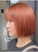 上乃裏ショートボブくびれショートイルミナカラー顔周りレイヤー