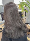 ☆透明感スモーキグレージュ髪質改善レイヤーカットブリーチなし