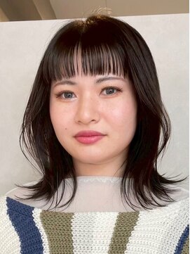 ダイアモンドリリーキートス(Diamond Lily kiitos) ミディアムヘア/暗めカラー/グランマッシュ/一宮/レイヤー