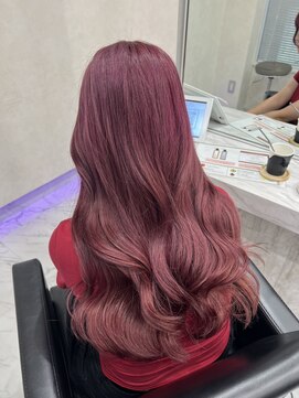 ミニョン(mignon) 韓国/ダブルカラー/ブリーチ/ピンク/学割U24/新越谷/南越谷/草加