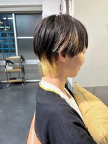 ポタム 東中野(potamu)&nbsp;マッシュウルフにインナーカラー