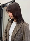  ボブ/レイヤー/ミルクティーベージュ/メンズ/20代
