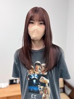 シュク 高円寺(SYUK)&nbsp;顔周りレイヤー/ピンクベージュ/ハッシュレイヤー【SYUK】kanna