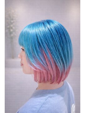 ルベウス(RUBEUS) 【切りっぱなしボブ/インナーカラー/ブリーチ】和歌山市美容室
