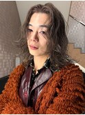 外国人風ベージュロングヘア