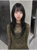 ロングレイヤー/ハッシュカット/kyoka