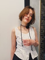 ヒュージ 三軒茶屋(huge)&nbsp;ショートボブ/フレンチボブ/くせ毛風パーマ/20代30代ー
