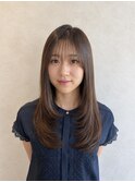 縮毛矯正　レイヤーカット