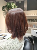アロッタ 池袋(alotta) 多毛さんでも広がらない!大人のツヤ感「暖色ボブ」