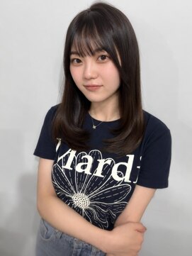 エル セルカ 高田馬場(el CERCA) ミディアムレイヤー×オリーブベージュ