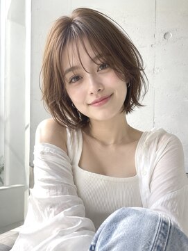 ノア 三宮店(NOA) 【NOA】小顔ひし形レイヤー×大人ショートボブ