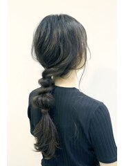 【MRK】簡単アレンジねじり編み