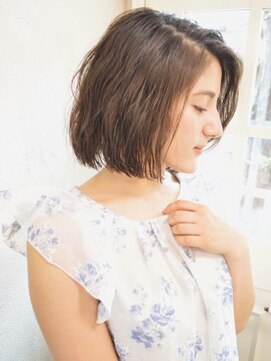 ナツヤ(NATSUYA) ニュアンスくせ毛ルーズボブ