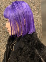 ウィルゴ(VIRGO) 小顔肩上ショートボブ×ホワイトパープル