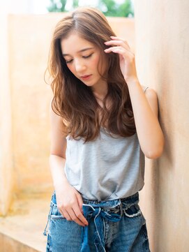 オーガスト ヘア ネイル(AUGUST hair nail) ダメージレス酸性パーマ ブランジュ 小顔 ダブルバング