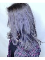 トリニティ(trinity)&nbsp;【個性派オシャレ】沖縄派手髪×ブルーバイオレットカラー