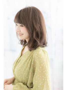 ミック ヘアアンドビューティー 大山店(miq Hair&Beauty) くびれカールが色っぽカワイイこなれカジュアルふわミディ