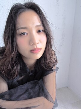 ケンジ 横浜(KENJE) さとうあやか/#シースルーバング#暗髪#デジタルパーマ