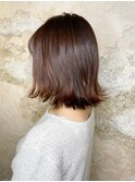 【Flor上大岡】*外ハネミディボブ+シアベージュ*