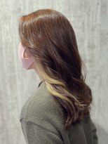 テトテ 門戸厄神店(tetote)&nbsp;【tetote門厄神店】インナーカラー　ショコラブラウン