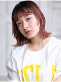 大人可愛い20代30代40代小顔 バイカラー F8