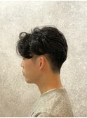 MEN’S HAIR/サーフカール/刈り上げセンターパート/本八幡