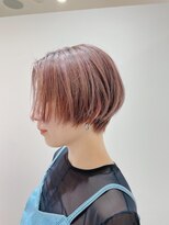 エレノア 梅田店(Eleanor)&nbsp;大人可愛い◎ピンクベージュハンサムショート