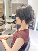 髪質改善ストレート×ショート