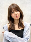 前髪/マチルダボブ/ピンクベージュ/インナーグレージュ
