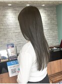 大人なダークグレー☆レイヤーロングスタイル♪