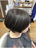 魅せるグレイヘア　グレージュカラー