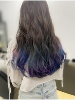 オーティティ(O-TETE)&nbsp;O-TETEブルーグリーンバイオレットミックスグラデーションカラー