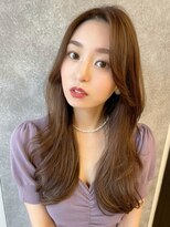 マルツ 銀座(maltu)&nbsp;ことりベージュ髪質改善カラー韓国レイヤーロング銀座東京