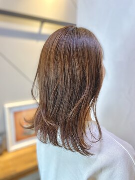 琥珀 ナチュラルミディアムヘア