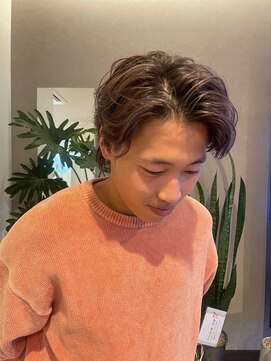 ブリランチン イワタ(Brilliantine Iwata) 七三マッシュ×アッシュベージュ☆