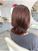 ナチュラルストレート×ボブレイヤー
