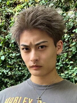 エルマーク 梅田(L-MARK) スパイキーショートザクザクショートアップバングツーブロック