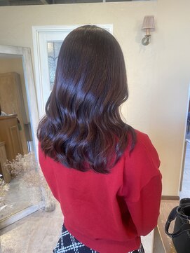 ルシュカイチマルニ(Rasca102) ピンクブラウン/艶髪/暗髪